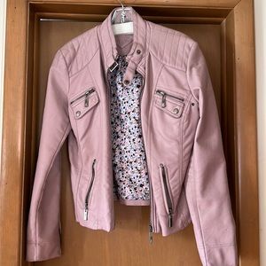 Vegan biker jacket
